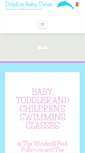 Mobile Screenshot of dolphinbabyswim.com